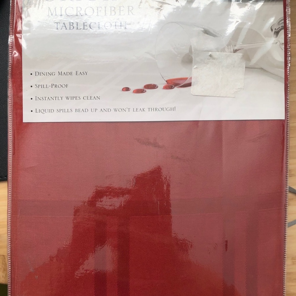 NWT Red Tablecloth